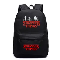 Bolsas escolares Stranger Things Backpack Backpack Clube Hellfire Bomber Kids Rucksack meninos meninas adolescentes escolar