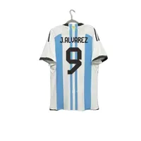 2022 Argentinië voetbal jerseys fans speler versie 22 mes 23 si di maria dybala lo celso maradona de paul l martinez voetbal shirt mannen vrouwen kit uniformen