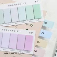 Notes 120 Sheets pad Water Color Notebook Planner Bookmark Sticky Sticker Marker Index Pad Tab Memo Flag Labels 220927