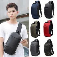 Anti Theft Sling Bag Shoulder Crossbody Waterproof Chest Bag with USB Charging Port Lightweight d88256T
