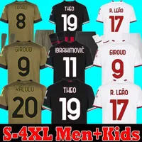 Fans Tops Tees IBRAHIMOVIC 22 23 soccer jersey AC MILANS GIROUD R. LEAO TONALI THEO football shirt S-4XL