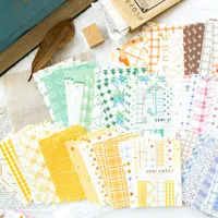 Yoofun 50 PCs kleine frische und niedliche Vintage Collage Journaling DIY Quellmaterial Kawaii School Stationery Supplies