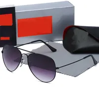 أزياء رجالي النسائية نظارة شمسية المصممين من أشعة الشمس فاخر 2022 نظارات المعادن إطار طيار طيار العدسات جسر تصميم الجسر