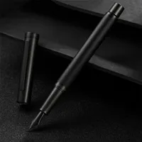 Fountain Pens Hongdian Black Forest Metal EF F Bent Nib Beautiful Tree Texture Writing Ink for Business Office 220928