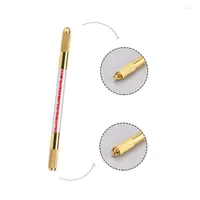 Tattoo Needles Golden Crystal Transparent Semi-permanent Double Embroidery Pen