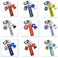 Silicone Bracelet Football Key Chain Metal Trophy Pendant World Cup 2022
