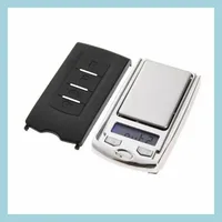 Weighing Scales Car Key Design Mini Scale 100G 200G X 0.01G Portable Electronic Digital Jewelry Diamond Scales Nce Weight Pocket Gram Otgio