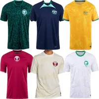 2022 KATAR SOCCER Jerseys Home Australias 2023 Arabia Saudyja Camisetas de Futbol 23 23 Men Football Shirt Mundlid Drużyna narodowa Australie Mundur