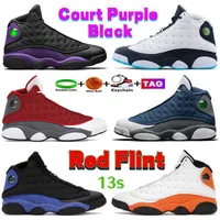 Basketball Shoes Sport Trainers Sneakers University Gold Hyper Royal Red Flint Obsidian Black Cat Court Purple Reverse Atmosphere Grey 13