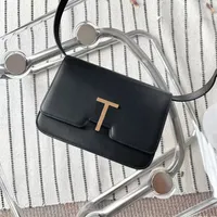 Luxurys Designer Bag Brand TB Lock Tote Shoulder Small Genuine Leather Clutch cl￡sico en buque de cuadros Famosos Rayas a cuadros Men Women's Wallet Messenger Crossbody
