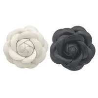 Broches de pinos Camellia Broche Pin Flower Leather for Women Drop Drop 2022 Amajewelry Amifa