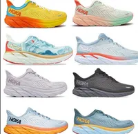 2022 Hoka one clifton 8 scarpe da corsa cuscini leggeri ammortizzazione a lunga distanza runner maschile lifestyle yakudasneakers dropshipping accettata