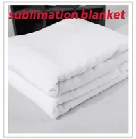 Wholesale new Sublimation blank blanket Heat transfer printing shawl wrap flannel sofa sleeping throw blankets 929