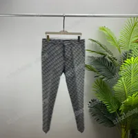 xinxinbuy erkekler tasarımcı pantolon yan dokuma mektubu jakard kumaş sokak kıyafeti kadınlar kayısı siyah m-3xl