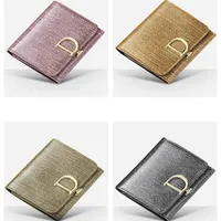womens wallets and purses 2019 Snap Fastener Short Clutch Wallet Fashion Small Female Purse Short Purse Fashion Women Wallet252V