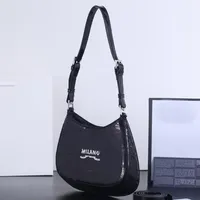 Axillary Shoulder Bags Women Handbag Sequins Hobo Pochette Bead Flash Drill Wallet Genuine Leather Purse Hardware Hasp Fashion Sac M5432