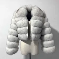 Fourrure de fourrure pour femmes 2021 manteau de fourrures de mode hiver