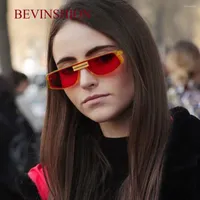 Sunglasses 2022 Summer Candy Color One Piece Square Women Fahsion With Letter Brand Ins Star Sun Glasses Men Clear Lens