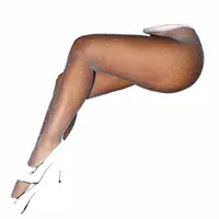 socks & Hosiery Women Pantyhose Sexy Stockings For Sex Mesh Tights With Rhinestones Fishnet Fishnets Underwear Winter Diamond O14N#