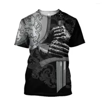 Men's T Shirts Scottish Lion Armor 3D Printed Women For Men Summer Casual Tees Short Sleeve T-shirts Cosplay Costumes 06