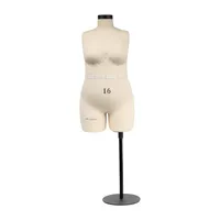 De-Liang Half-Scale Dress Form Plus 16 Женщина-манекен-портница пустынный жирная адаптировка женская модель миниатюра, а не взрослый размер 248Q