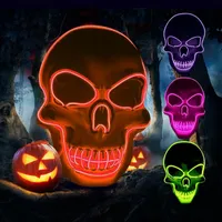 LED Skeleton Maske Halloween Party Masque Masquerade Masken