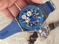 Super RS ​​Montre de Luxe Mens Wristwatches 44mm 3126 Movement Chronograph Mechanical Automatic Mens Watch Steel Case Wristwatch