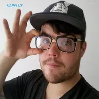 Солнцезащитные очки Kapelus Men's Metallic Square 643 Женская мода 643#