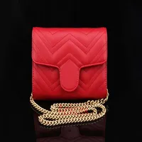Top Quality Evening Bags Womens Pu leather Gold chain bag Woman Cross body Pure color Female women handbag286h