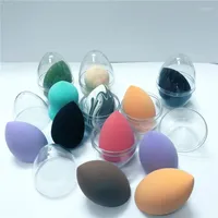 Makeup Sponges PP Empty Cosmetic Puff Holder Stand Portable Clear Sponge Drying Storage Box Trave Face Powder Case