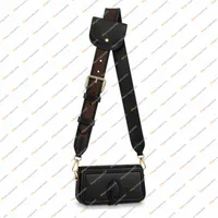 Bayan moda gündelik tasarım lüks resmi çanta çapraz omuz çantaları çanta yüksek kaliteli üst 5a m69841 cüzdan kese 1mqx
