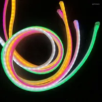 Hurtownia 7 kolor diody LED Neon Light Pasek 12V Kolny tęczowy znak DIY Pokój domowy Dekoracja ślubna Lampa świąteczna