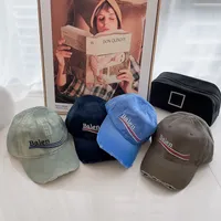 Fashion Designer Hat Embroidered letter Cap Jeans Baseball caps Street fashion ball hats Unisex opp bag