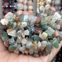 Beads Natural Irregular Agates Stone Loose Spacer Round Bead For Jewelry Making DIY Bracelets Accessories Wholesale 15''