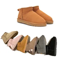 Ultra Mini Boots Frauen Männer Designerin Snow Botas Klassische australische Kofferräume echte Leder warme Schuhe EU44