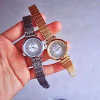 Wristwatches 2022 Fashion Women Watch Ladies Diamond Luxury Top Brand Casual Women's Quartz Crystal Watches Relogio Feminino