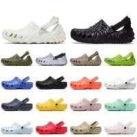 Designer Croc Slippers Women Mens Beach Sandals Shoes Stratus Foam Slides Fashion Summer Black Sasquatch Salehe Bembury X Pollex Clog Cr rKM
