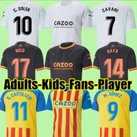 22 23 Valencia soccer jerseys CAVANI GUEDES GAMEIRO camisetas de futbol RODRIGO Gaya M.Gomez men kids kit football shirts 999026