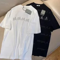 Paris Womens Mens T Shirts Designer Cotton Summer T Shirt Short Sleeve White Black Tops Casual Unisex Letters Round Neck Tee Size 2433