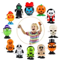 Decompression Halloween Fidget Toys Clockwork Mechanical Toy Pumpkin Scarecrow Ghost Witch Antistress Reliever Gifts