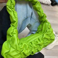 Evening Bags Candy Color Designer Bag Small Cute Pleated Cloud Handbag Underarm Single Shoulder Brand Female Tote