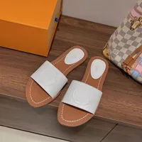 2023 Top Women Woody Mules Slippers Designer Canvas Cross Woven Sandals Summer Outdoor Peep Toe Casual Slipper Letter Stylist Shoes With Box -H030