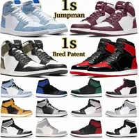 Basketball Shoes Mens Trainers Sports Sneakers High Mid Top Bordeaux Atmosphere University Blue Hyper Royal Pale Ivory 2022 Men Women Bred