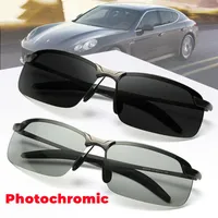 Sunglasses Polarized Pochromic Vintage Luxury Driving Riding Goggles Eyeglasses Unisex Outdoor Polarizing Sun Glasses
