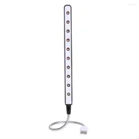 Table Lamps Flexible USB LED Desk 360 Degree Rotating Portable Adjustable Lamp 10 Reading Book Lights Nightlight