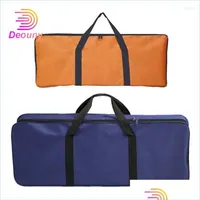 Bbq Tools Accessories Tools Deouny Bbq Grill Cam Storage Bag Thick Oxford Cloth Waterproof Tent Pan Handbag Travel Barbecue Accessor Dh8Fh