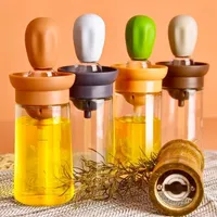 Herb Spice Tools Ecoco Silicone Dropper Measuring Olive Oil Dispenser Bottle Kitchen Cooking Baking BBQ Containers Glass Shaker Brushes 220930