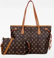 2022 Frauendesigner 2pcs Bag Handtasche Top Set Women Umhängetasche Klassische Luxus Pochette Felicie Echtes Leder Clutch Tote Messenger Shopping