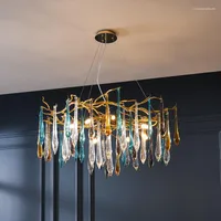 Chandeliers Modern Ceiling Chandelier 2022 Trend Led Piano Wave Pendant Lights Fishbone Home Decoration Accessories Luxury Hanging Lamp