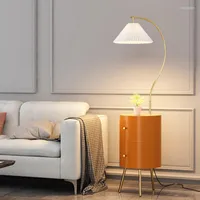 Floor Lamps Wireless Charging Led Lamp Living Room Sofa Ornament Bedroom Bedside Table Shelf Indoor Decoration